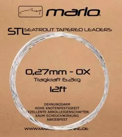 Marlo Flyfishing Marlo 12ft Tapered Fluorocarbon Leader