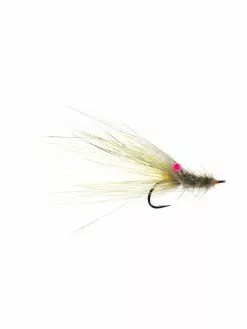 K&HD Fishing Supplies Squirrel Shrimp Chartreuse/Pink Eyes