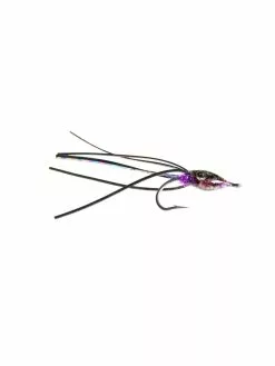 K&HD Fishing Supplies Baby Squid Black & Purple