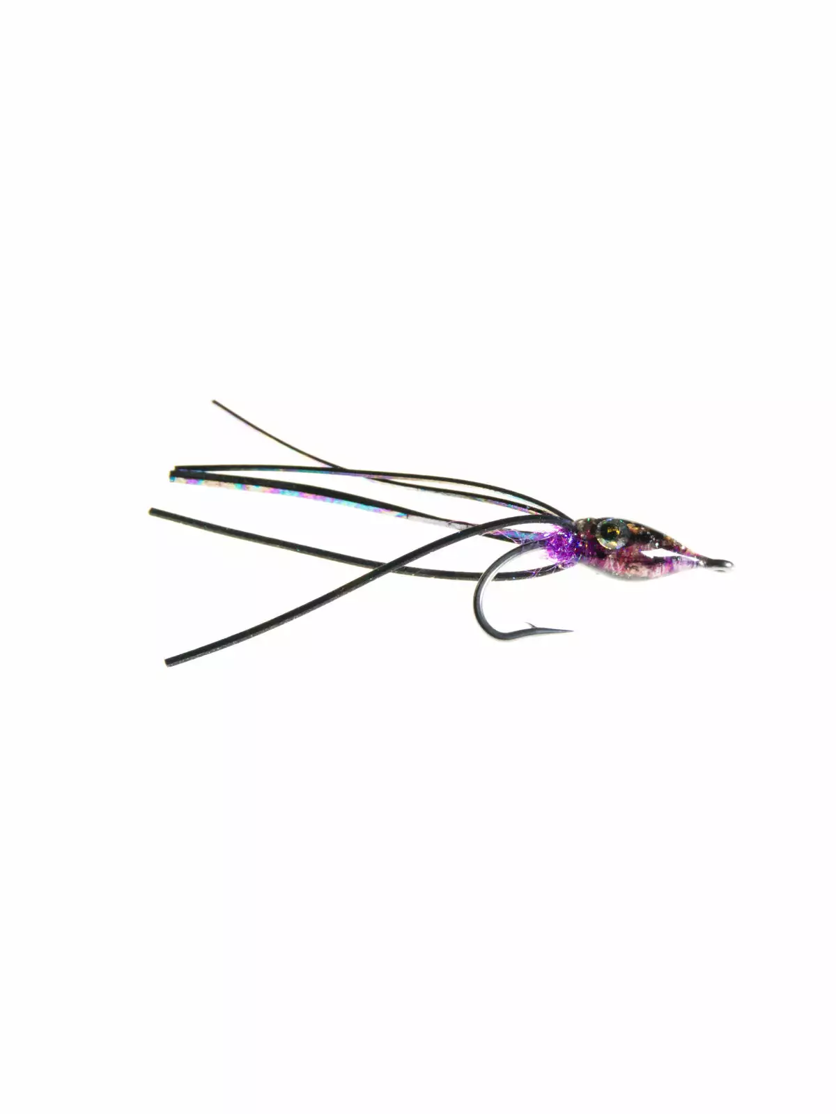 K&HD Fishing Supplies Baby Squid Black & Purple 3 K&HD Fishing Supplies Baby Squid Black & Purple
