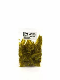 Hareline Grizzly Marabou -Fliegenruten Elegant magasin hareline grizzly marabou yellow