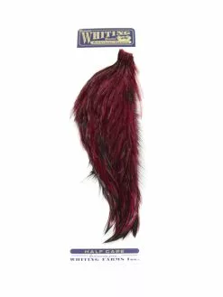 Whiting 1/2 Rooster Cape -Fliegenruten Elegant magasin whiting half cape claret