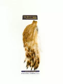 Whiting 1/2 Rooster Cape -Fliegenruten Elegant magasin whiting half cape light ginger