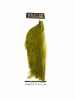 Whiting 1/2 Rooster Cape -Fliegenruten Elegant magasin whiting half cape olive