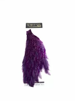 Whiting 1/2 Rooster Cape -Fliegenruten Elegant magasin whiting half cape purple